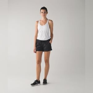 Lululemon Spring Break Away Short Black size 8